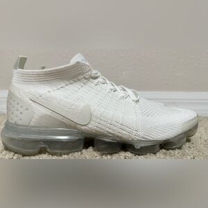 Nike Vapormax flyknit 2 in pure white size 11.5